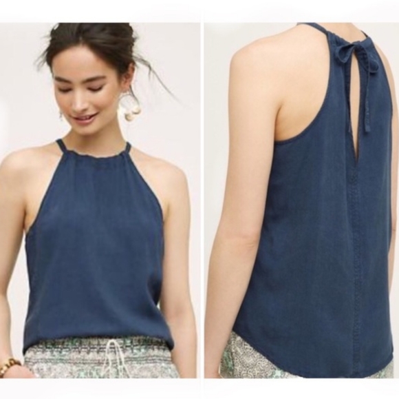 Anthropologie Tops - ANTHROPOLOGIE'S CLOTH & STONE KALLA HALTER TOP